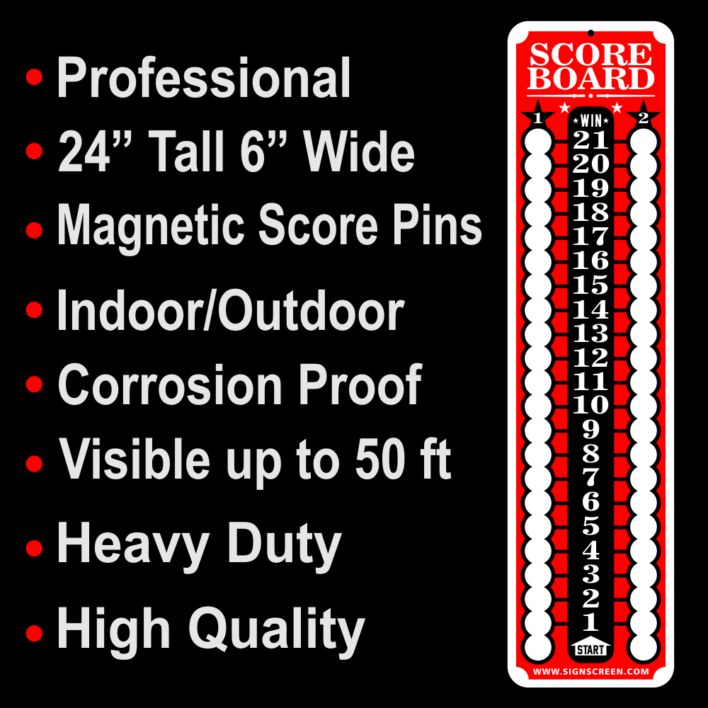 Heavy Duty Magnetic Score Board 6